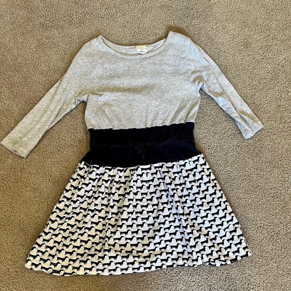 Girls size 6 crewcut daschund  dress